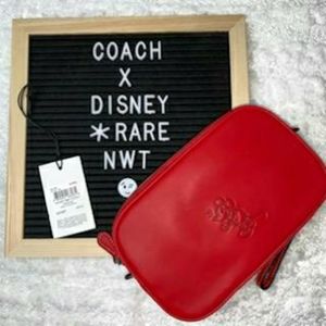 UNOPENED NWTCoach x Disney Mickey Crossbody Clutch